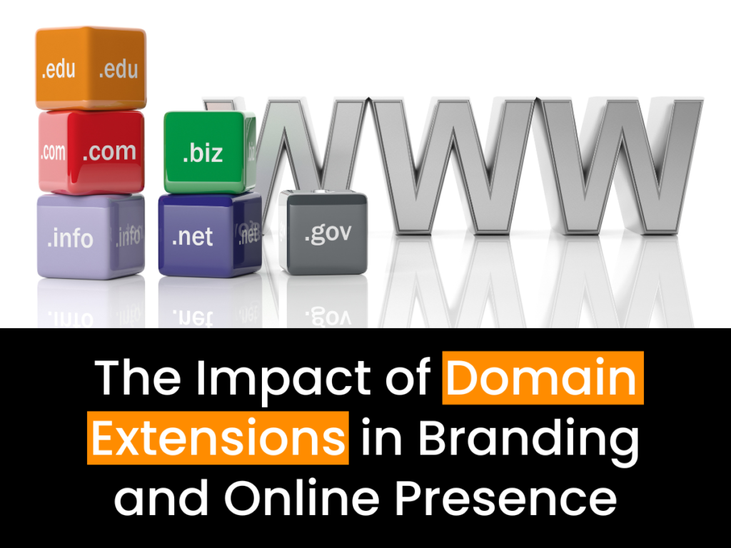 Image of Domain extensions and branding